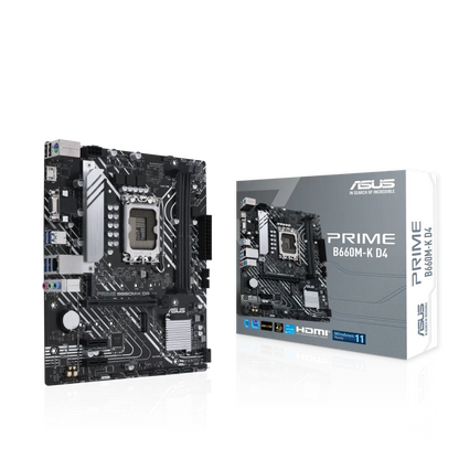 Asus PRIME B660M-K D4 PRIME B660M-K D4 placa de baza LGA1700 DDR4 maxim 64GB