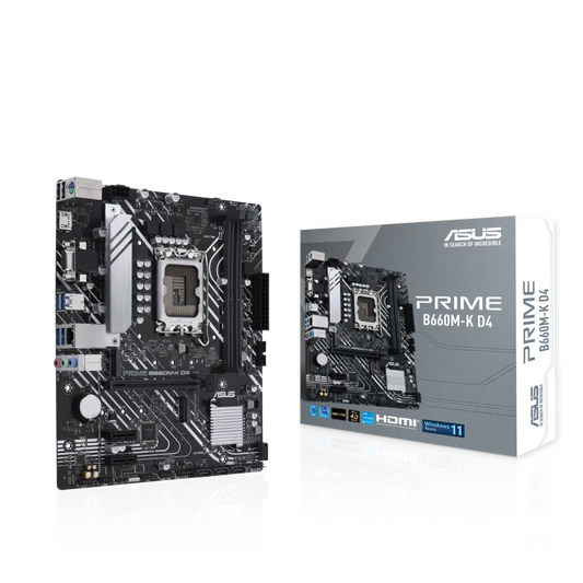 Asus PRIME B660M-K D4 PRIME B660M-K D4 placa de baza LGA1700 DDR4 maxim 64GB