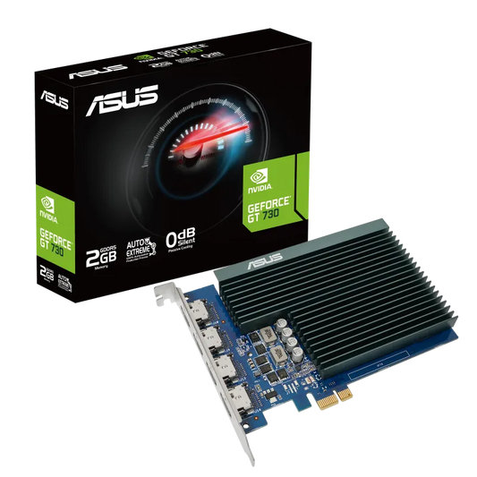 Asus GT730-4H-SL-2GD5 GT730-4H-SL-2GD5 placa video NVIDIA GeForce GT730 2GB GDDR5 racire pasiva, 4711081369417