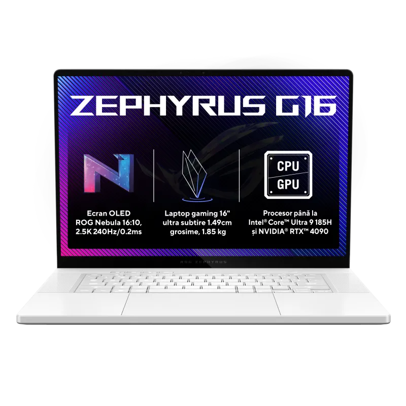 Asus GU605MY-QR036 ROG Zephyrus G16 (2024) laptop 16inch 2.5K Ultra 9 185H 32GB 2TB RTX4090 16GB, 4711387447079