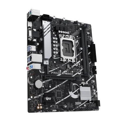 Asus PRIME B760M-K Prime B760M-K placa de baza LGA 1700 Intel B760 PCIe 4.0 DDR5 Realtek 2.5Gb