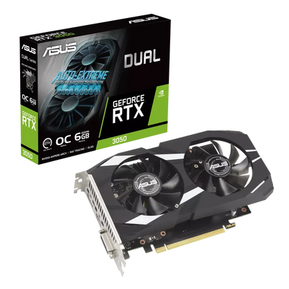 Asus DUAL-RTX3050-O6G Placa video GeForce RTX3050 6GB OC