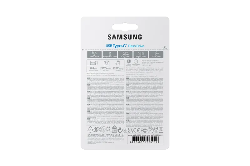 Samsung MUF-256DA/APC USB-C 256GB Pendrive 3.1 BLUE, 8806092535909