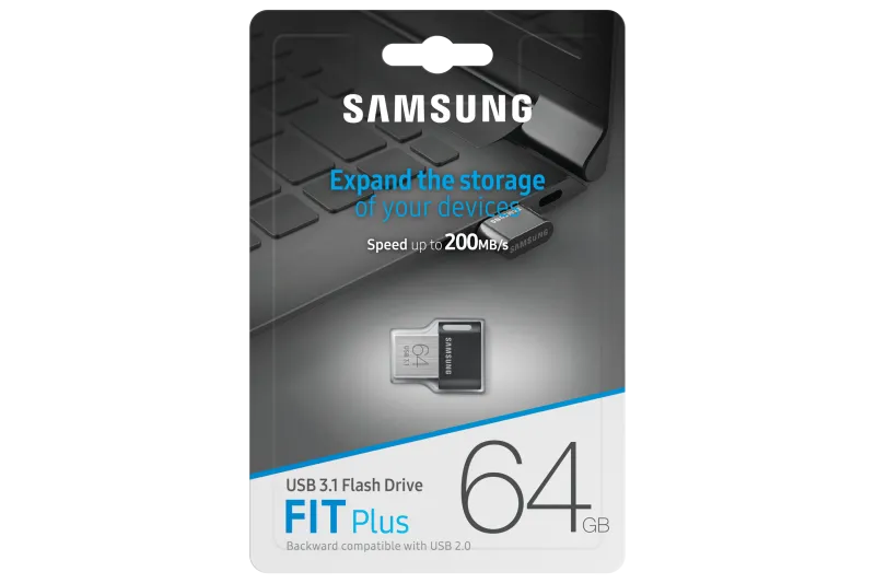 Samsung MUF-64AB/APC USB 64GB Fit Plus Micro 3.1, 8801643233495