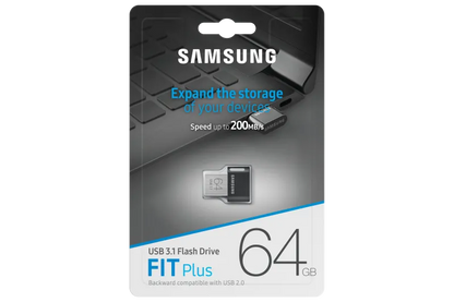 Samsung MUF-64AB/APC USB 64GB Fit Plus Micro 3.1, 8801643233495