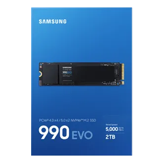 Samsung MZ-V9E2T0BW 2TB SSD 990 EVO PCIe M.2 NVMe, 8806095300269