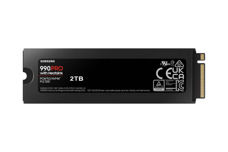 Samsung MZ-V9P2T0CW 2TB SSD 990 PRO PCIe M.2 NVMe, 8806094413755