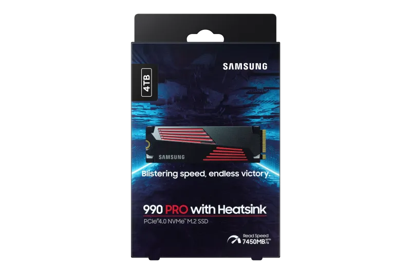 Samsung MZ-V9P4T0CW 4TB SSD 990 PRO PCIe M.2 NVMe, 8806094946857