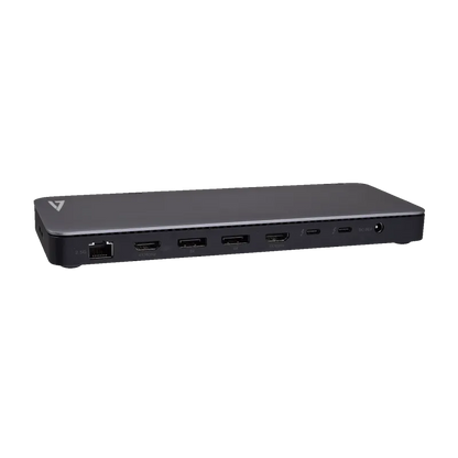 V7 DOCKTB4PT Docking Station Thunderbolt 4 Triple Alt Mode Display, 2 HDMI, 2 DisplayPort, PD 96W, 662919116199