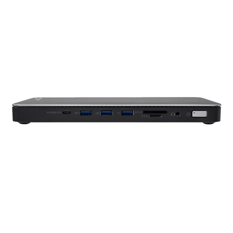 V7 DOCKTB4PT Docking Station Thunderbolt 4 Triple Alt Mode Display, 2 HDMI, 2 DisplayPort, PD 96W, 662919116199