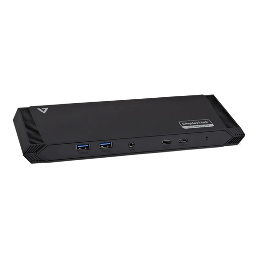 V7 DOCKUSBC Docking Station USB-C Triple DisplayLink, 2 x HDMI, 1 x DVI, PD 65W, 662919114935