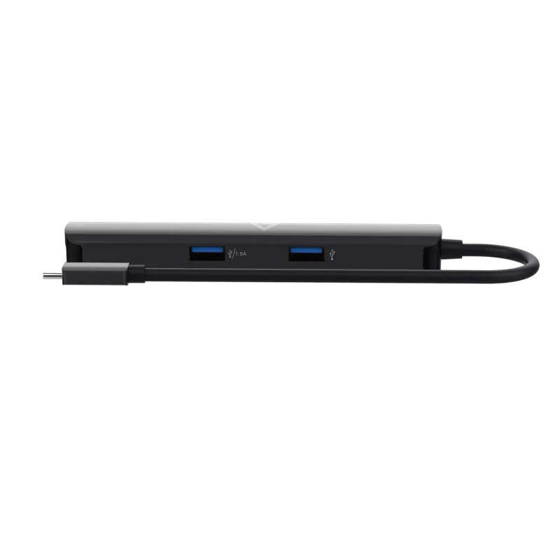 V7 UCMINIDOCK-PT Mini Dock USB-C 4K Display, 1 X HDMI, 2 x USB, 2 x USB-C, 1 x RJ45 Ethernet, PD, 662919114959