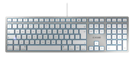 Cherry JK-1610GB-1 KC 6000 SLIM for MAC Tastatura cu fir, USB-A, GB (UK) Layout, 4025112088711
