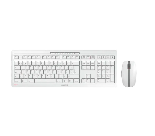 Cherry JD-8560BE-0 Stream Desktop Recharge Kit tastatura si Mouse, fara fir, BE (Belgia) Layout, Gri, 4025112095252