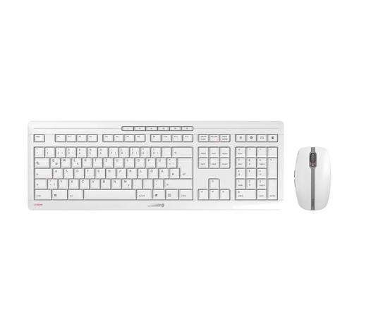 Cherry JD-8560GB-0 Stream Desktop Recharge Kit tastatura si Mouse, fara fir, GB (UK) Layout, Gri, 4025112095139