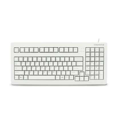 Cherry G80-1800LPCEU-0 G80-1800 Tastatură compactă cu fir, model MX 1800, US Intl, Euro Symbol Layout, light-grey, 4025112064937