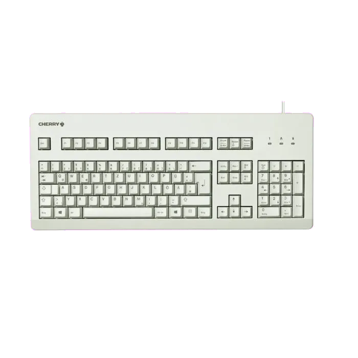 Cherry G80-3000LPCDE-0 G80-3000 Tastatură mecanică (MX black), DE (Germania) Layout, gri, 4025112058530