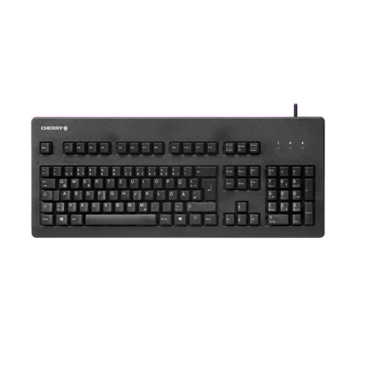 Cherry G80-3000LPCDE-2 G80-3000 Tastatură mecanică (MX black), DE (Germania) Layout, negru, 4025112058547