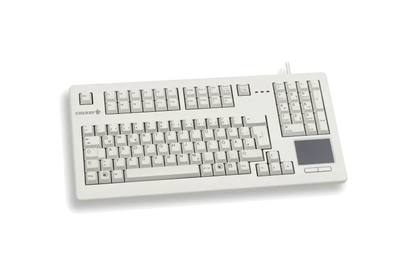 Cherry G80-11900LUMEU-0 G80-11900 Tastatură mecanică cu touchpad, US Intl, Euro Symbol Layout, gri, 4025112050756