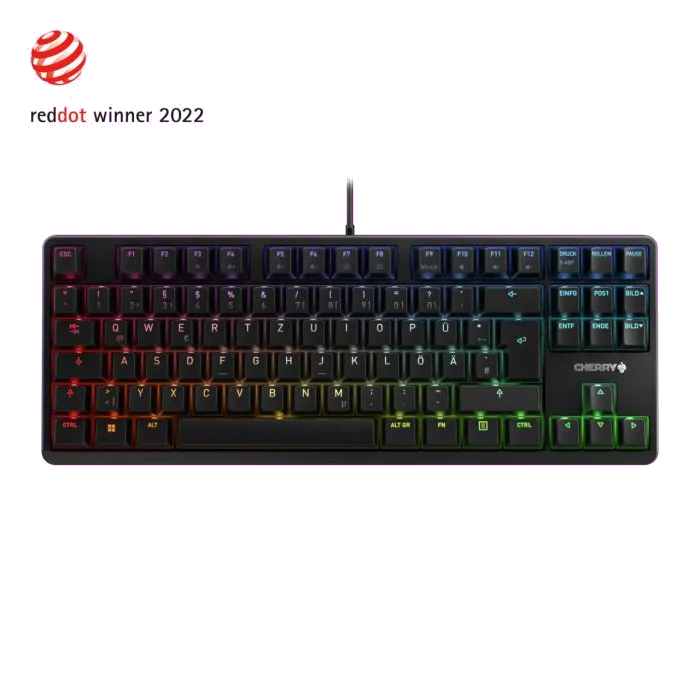 Cherry G80-3833LWBDE-2 G80-3000N RGB TKL Tastatura mecanica iluminata, DE (Germania) Layout, MX3831, 4025112095566