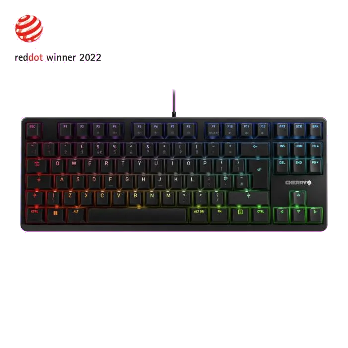 Cherry G80-3833LWBGB-2 G80-3000N RGB TKL Tastatura mecanica iluminata, GB (UK) Layout, MX3831, 4025112095580