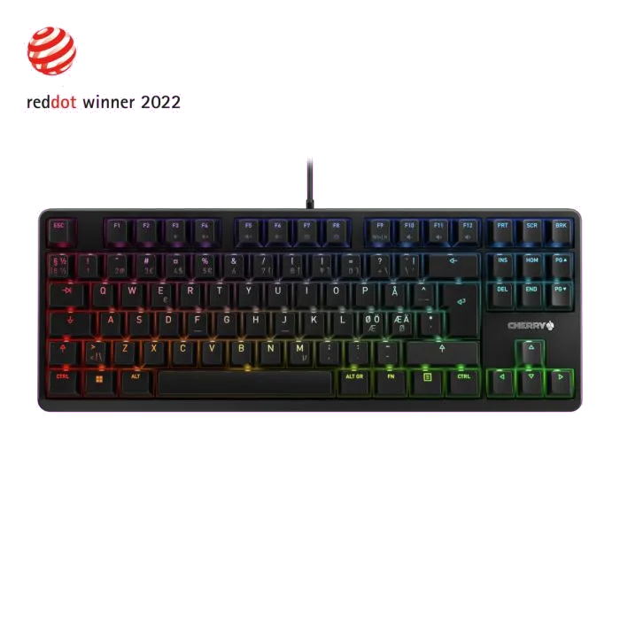 Cherry G80-3833LWBPN-2 G80-3000N RGB TKL Tastatura mecanica iluminata, PN (Pan-Nordic) Layout, MX3831, 4025112095771