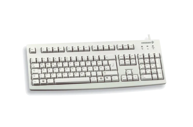 Cherry G83-6105LUNDE-0 G83-6105 Tastatură business 105 taste, cu fir, DE (Germania) Layout, gri, 4025112010330