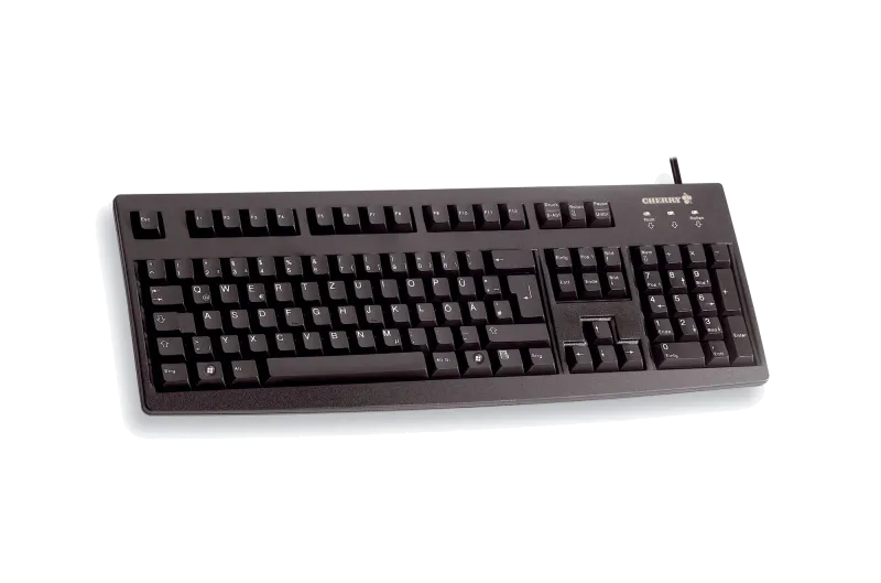 Cherry G83-6105LUNDE-2 G83-6105 Tastatură business 105 taste, cu fir, DE (Germania) Layout, negru, 4025112026027