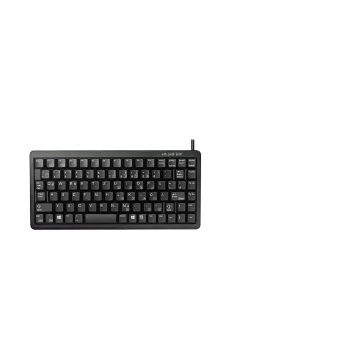 Cherry G84-4100LCMBE-2 G84-4100 Tastatură compactă, BE (Belgia), negru, USB-A, PS/2, tasta Windows, 4025112062520