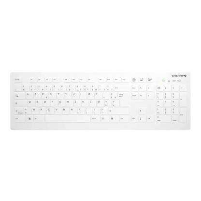 Cherry AK-C8112-FUS-W/FR AK-C8112 WL Tastatură medicală dezinfectabilă, fără fir, FR/Franța Layout, Albă, 7061112873565