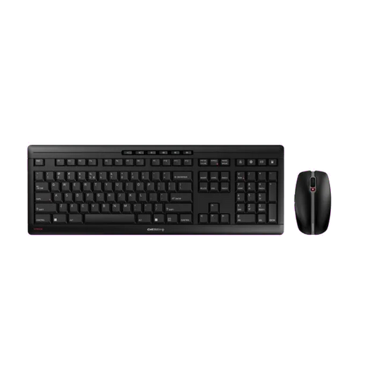 Cherry JD-8500EU-2 Stream Desktop Kit tastatură si mouse, fără fir, US Intl + Euro Layout, Negru, 4025112090806