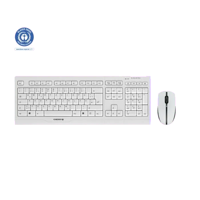 Cherry JD-0410DE-0 B.Unlimited 3.0 Kit tastatură si mouse, fără fir, DE (Germania) Layout, Gri, 4025112086724