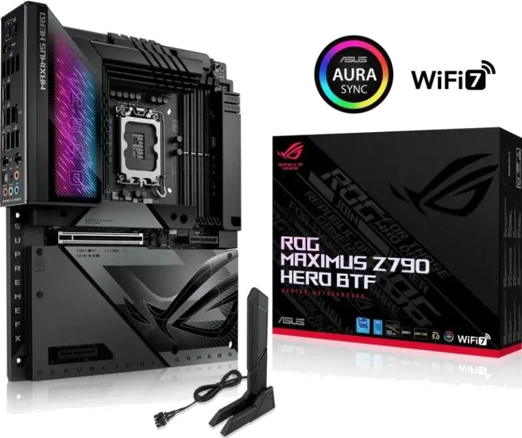 Asus ROG MAXIMUS Z790 HERO BTF ROG MAXIMUS Z790 HERO BTF placa de baza LGA1700 4x DDR5 1x PCIE 5.0, 4711387523803