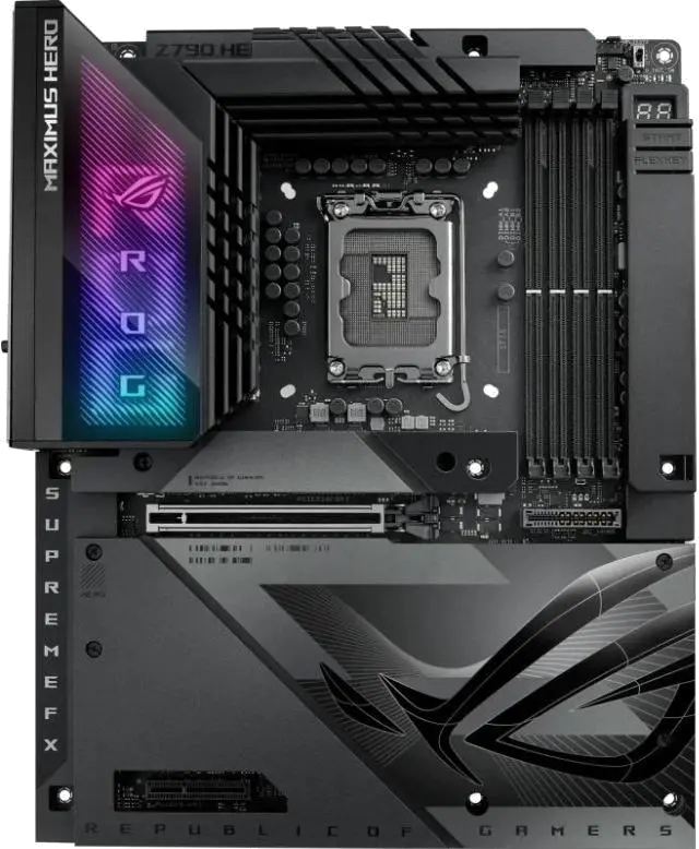 Asus ROG MAXIMUS Z790 HERO BTF ROG MAXIMUS Z790 HERO BTF placa de baza LGA1700 4x DDR5 1x PCIE 5.0, 4711387523803