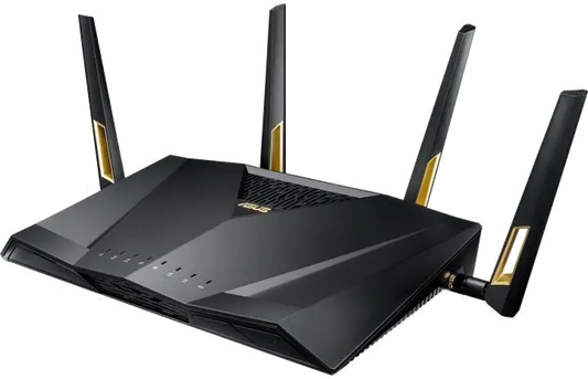 Asus 90IG0820-MO3A00 RT-AX88U Pro AX6000 Dual Band WiFi 6 Router Dual 2.5G Port AiMesh support, 4711081911104