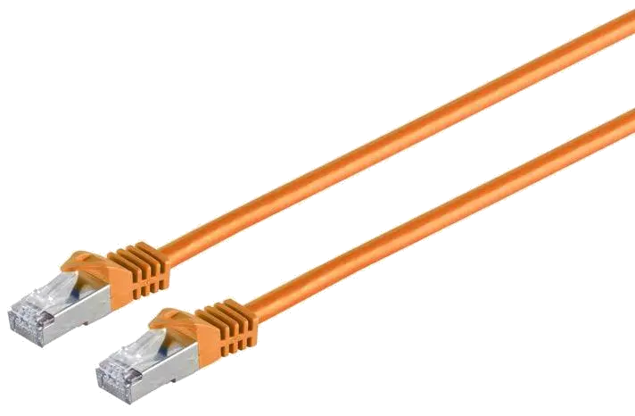 MicroConnect SFTP7015O Patch cord 1.5m S/FTP CAT7 Raw Orange PiMF, 5712505454848