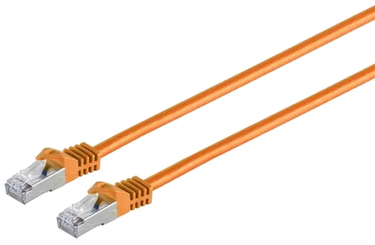 MicroConnect SFTP7015O Patch cord 1.5m S/FTP CAT7 Raw Orange PiMF, 5712505454848