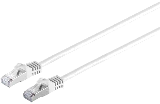 MicroConnect SFTP7015W Patch cord 1.5m S/FTP CAT7 Raw White PiMF, 5712505454886