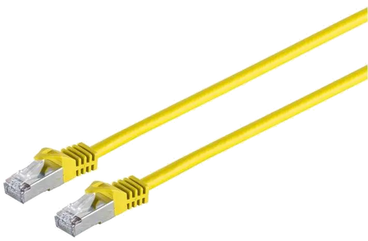 MicroConnect SFTP7015Y Patch cord 1.5m S/FTP CAT7 Raw Yellow PiMF, 5712505454800