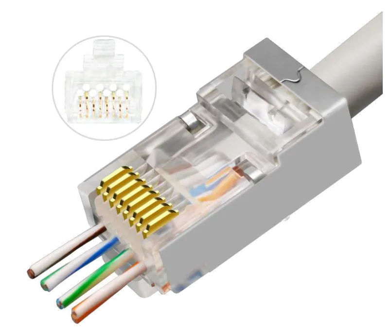 MicroConnect KON512-50EZ Set 50 mufe RJ45 FTP Cat6a passtrough Modular Easy-Connect, 5704174223542