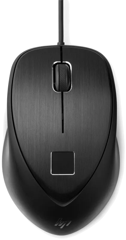 HP 4TS44AA USB Fingerprint Mouse optic cu fir USB si cititor de amprenta integrat, 5706998947529