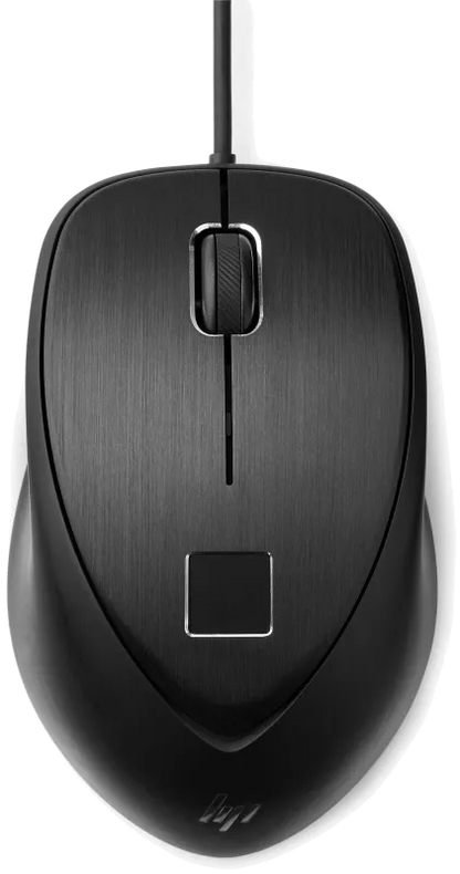 HP 4TS44AA USB Fingerprint Mouse optic cu fir USB si cititor de amprenta integrat, 5706998947529