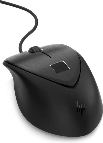 HP 4TS44AA USB Fingerprint Mouse optic cu fir USB si cititor de amprenta integrat, 5706998947529