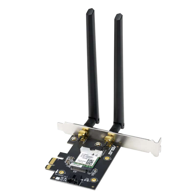 Asus PCE-AX1800 PCE-AX1800 Wifi AX1800 Bluetooth 5.2 PCIe adapter WI-FI 6 WPA3 OFDMA MU-MIMO, 4711081463849