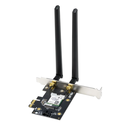 Asus PCE-AX1800 PCE-AX1800 Wifi AX1800 Bluetooth 5.2 PCIe adapter WI-FI 6 WPA3 OFDMA MU-MIMO, 4711081463849