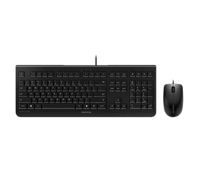 Cherry JD-0800EU-2 DC 2000 Kit tastatura si mouse, cu fir, US Intl, Euro Symbol Layout, Negru, 4025112084744