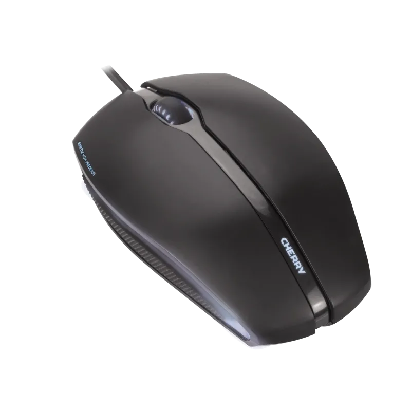 Cherry JM-0300 GENTIX Illuminated Mouse optic cu fir 1000 dpi, 3 butoane, negru, 4025112074264