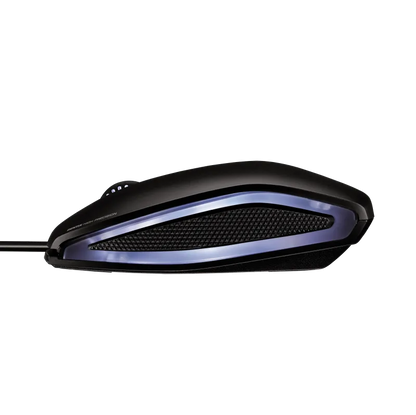 Cherry JM-0300 GENTIX Illuminated Mouse optic cu fir 1000 dpi, 3 butoane, negru, 4025112074264