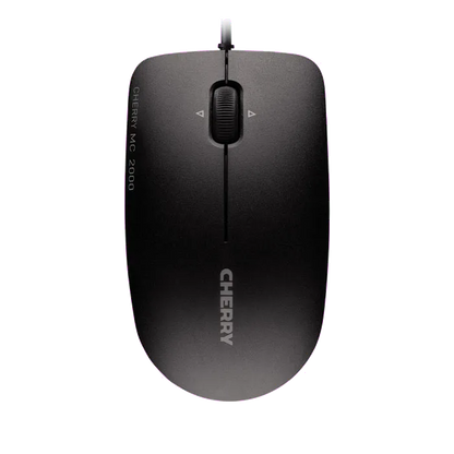 Cherry JM-0600-2 MC 2000 Mouse optic cu fir 1600 dpi, 3 butoane, negru, 4025112083334