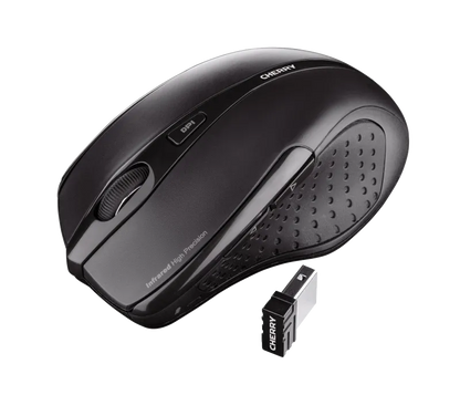 Cherry JW-T0100 MW 3000 Mouse optic fără fir 1750 dpi, 6 butoane, negru, 4025112076657